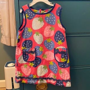 Adorable strawberry 2/3 year Mini Boden dress